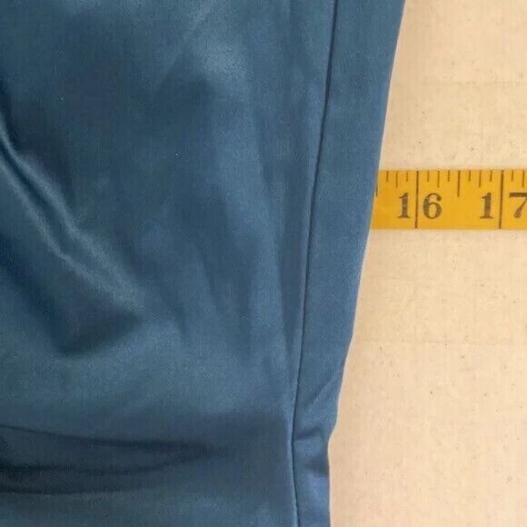 Gunne Sax Jessica McClintock Strapless Blue Dress Ruffle Front Size 5 - Picture 7 of 8